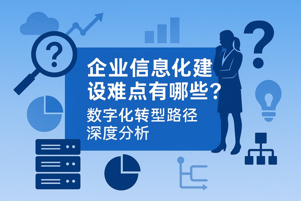 企业信息化建设难点有哪些？数字化转型路径深度分析