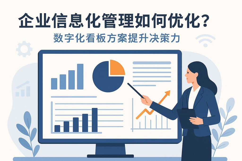 企业信息化管理如何优化？数字化看板方案提升决策力