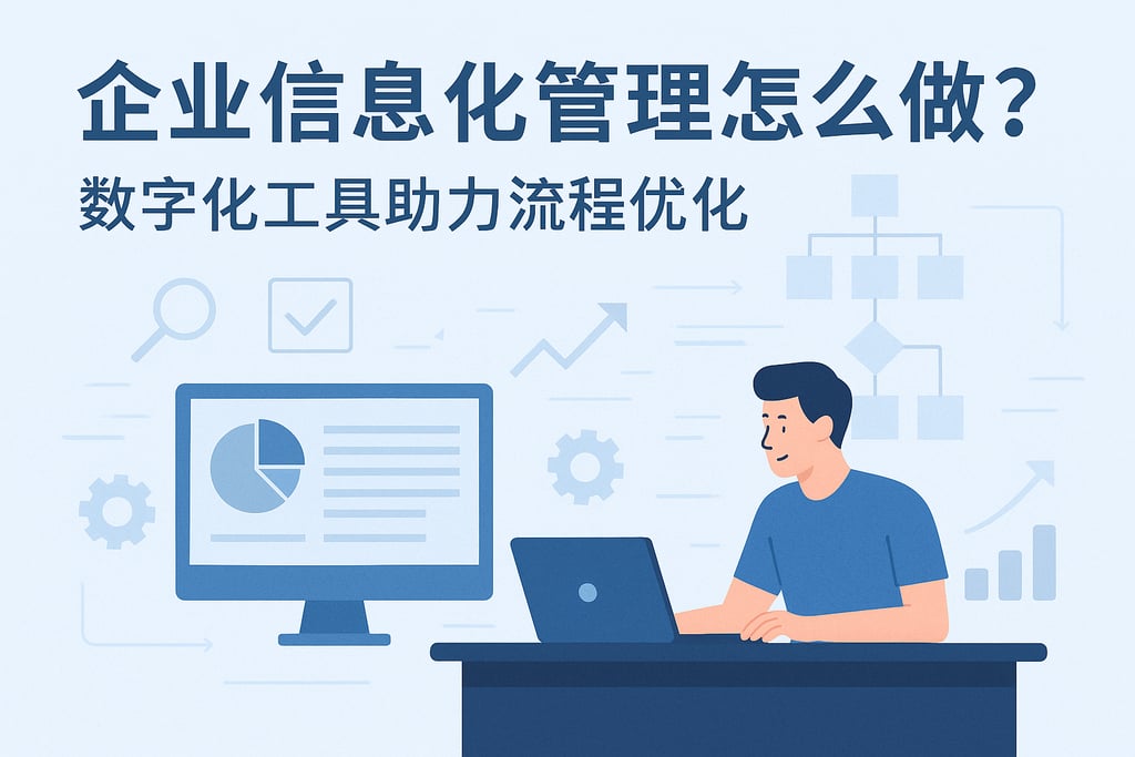 企业信息化管理怎么做？数字化工具助力流程优化
