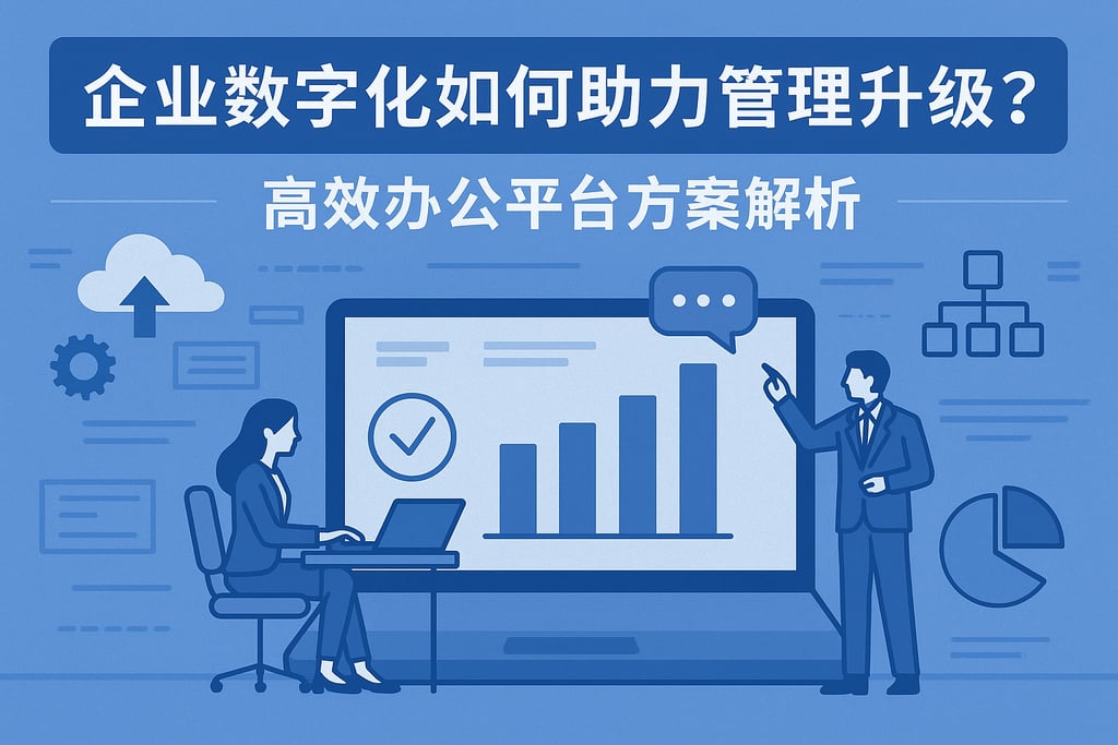 企业数字化如何助力管理升级？高效办公平台方案解析