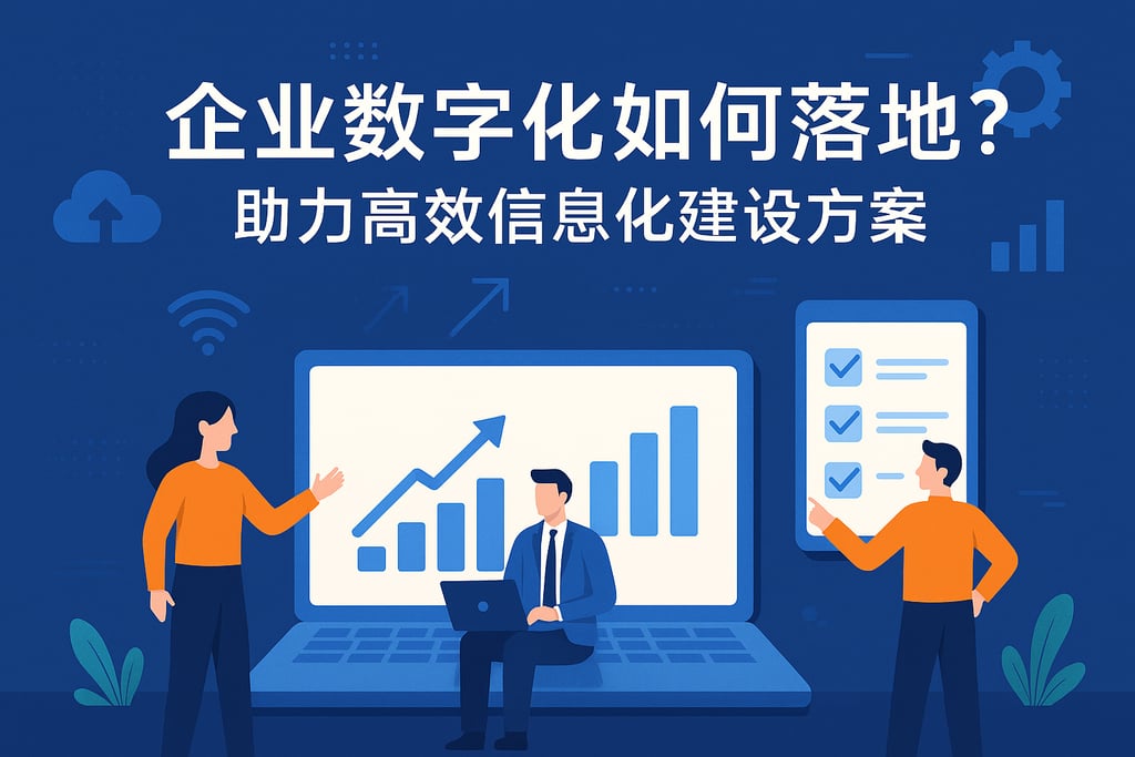 企业数字化如何落地？助力高效信息化建设方案