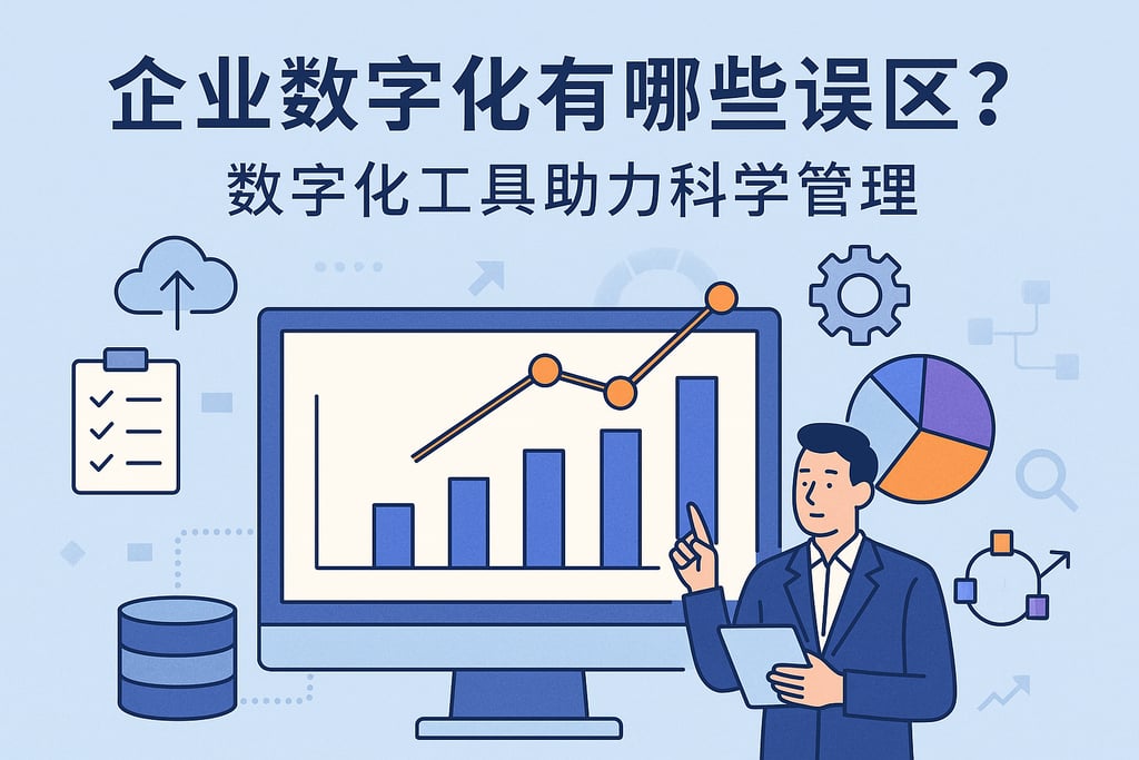 企业数字化有哪些误区？数字化工具助力科学管理