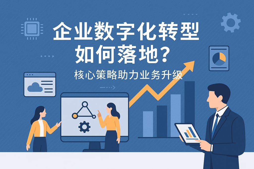 企业数字化转型如何落地？核心策略助力业务升级
