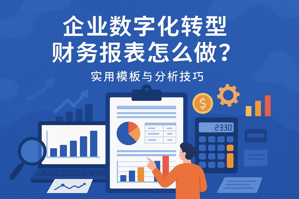 企业数字化转型财务报表怎么做？实用模板与分析技巧