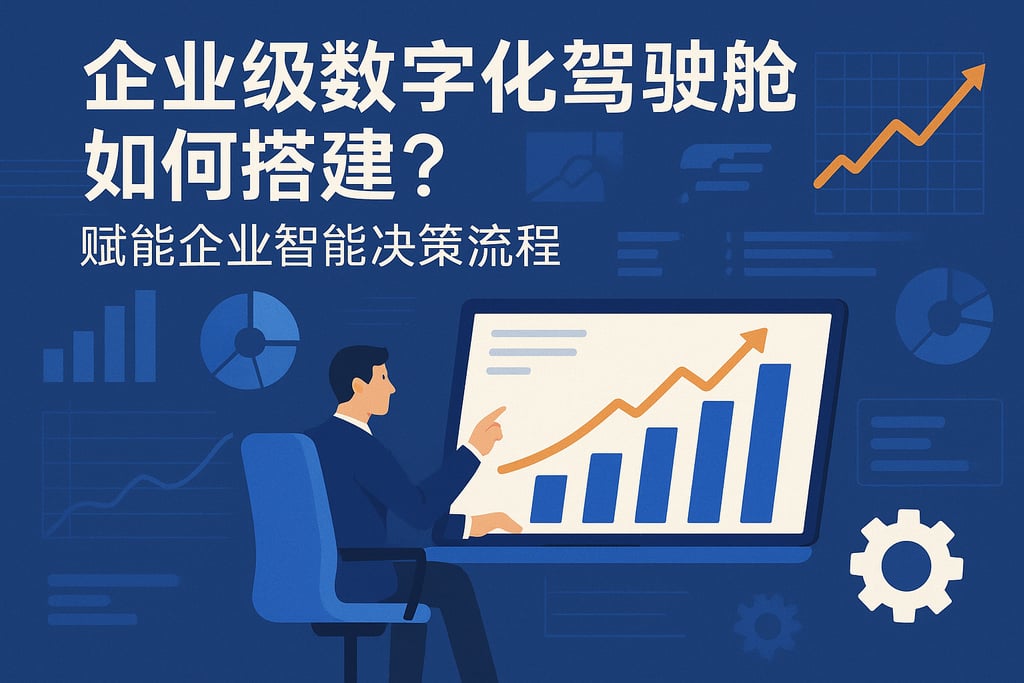 企业级数字化驾驶舱如何搭建？赋能企业智能决策流程