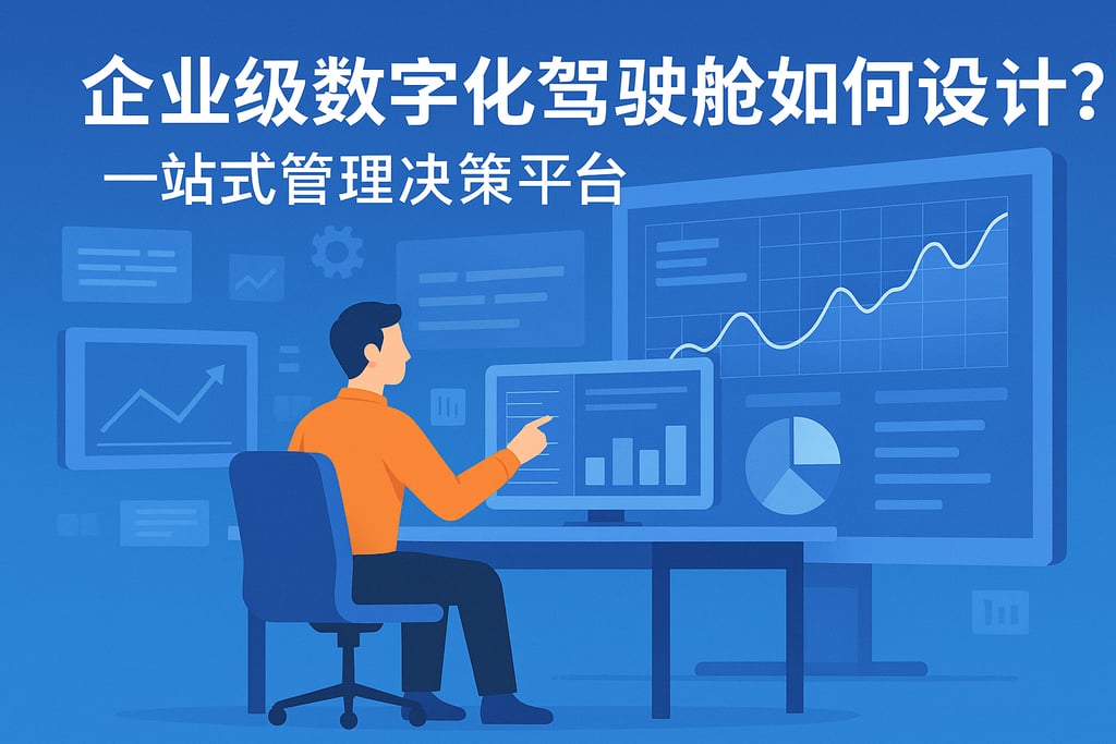 企业级数字化驾驶舱如何设计？一站式管理决策平台