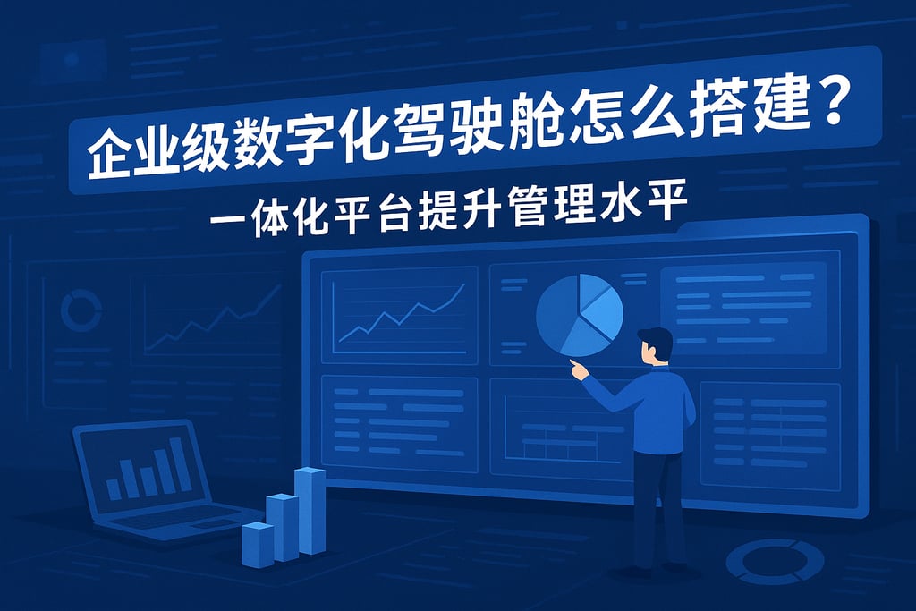 企业级数字化驾驶舱怎么搭建？一体化平台提升管理水平