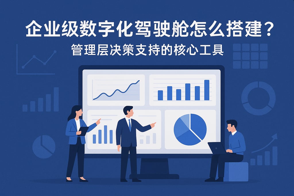 企业级数字化驾驶舱怎么搭建？管理层决策支持的核心工具