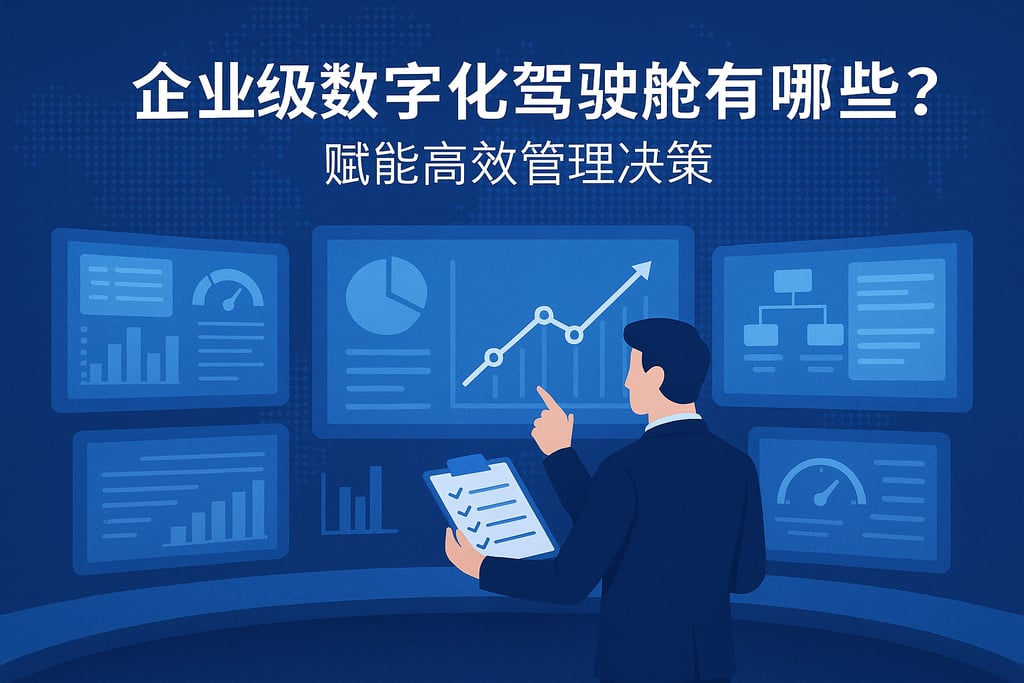企业级数字化驾驶舱有哪些功能？赋能企业高效管理决策