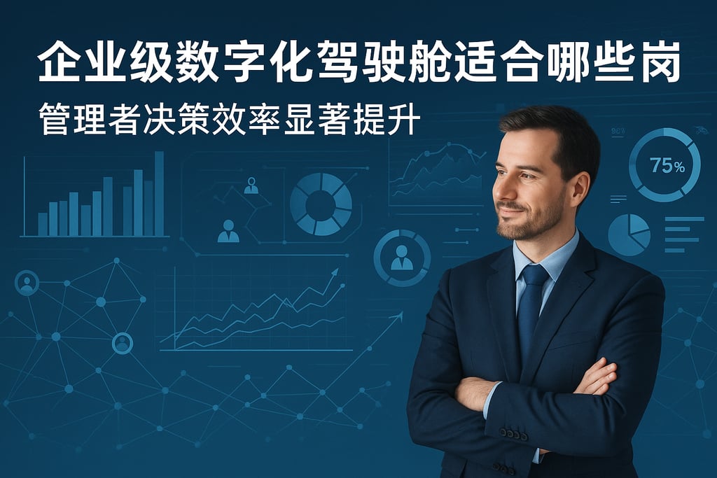 企业级数字化驾驶舱适合哪些岗位？管理者决策效率显著提升