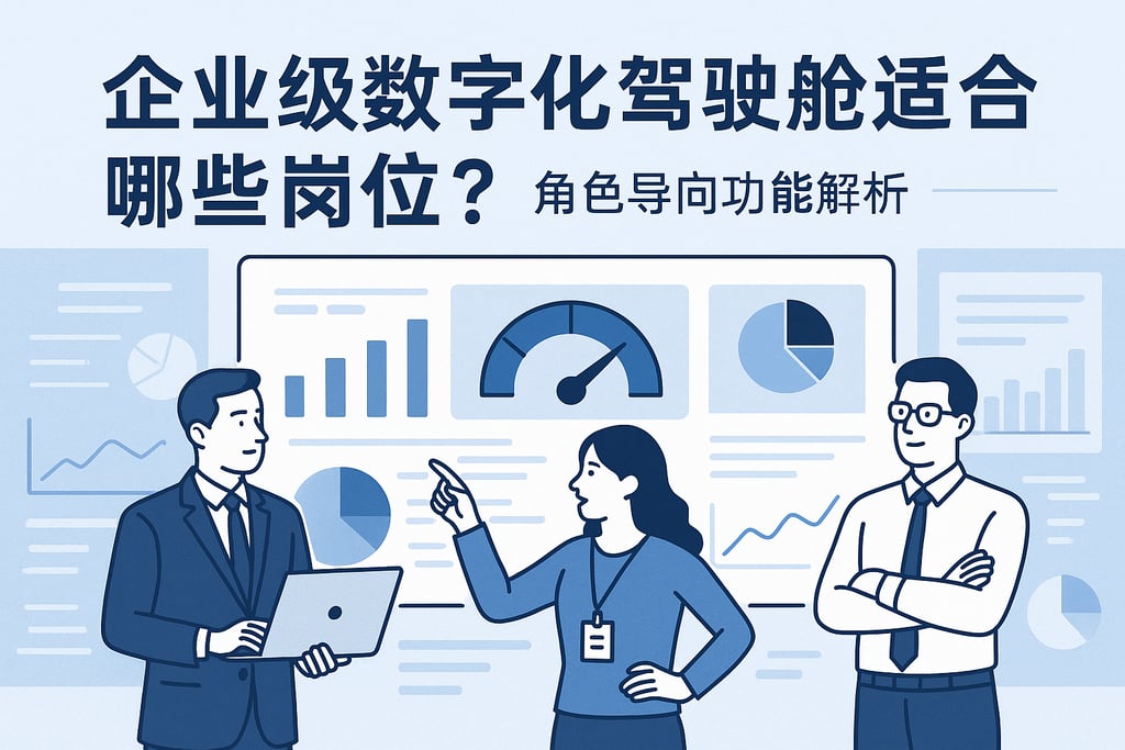 企业级数字化驾驶舱适合哪些岗位？角色导向功能解析