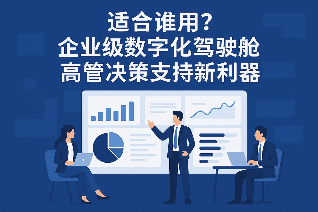 企业级数字化驾驶舱适合谁用？高管决策支持新利器
