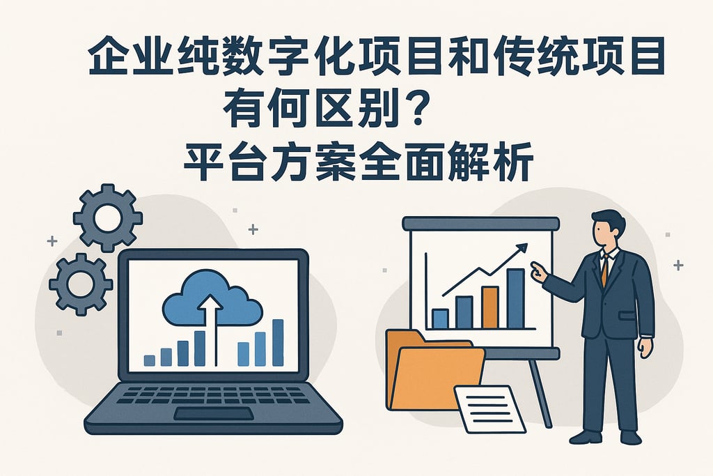 企业纯数字化项目和传统项目有何区别？平台方案全面解析