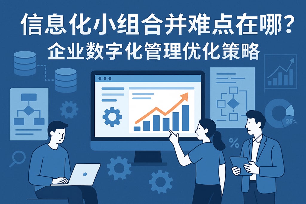 信息化小组合并难点在哪？企业数字化管理优化策略