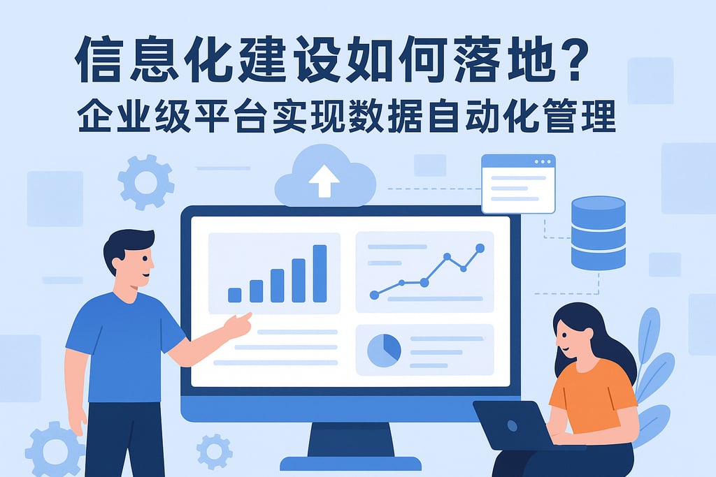 信息化建设如何落地？企业级平台实现数据自动化管理