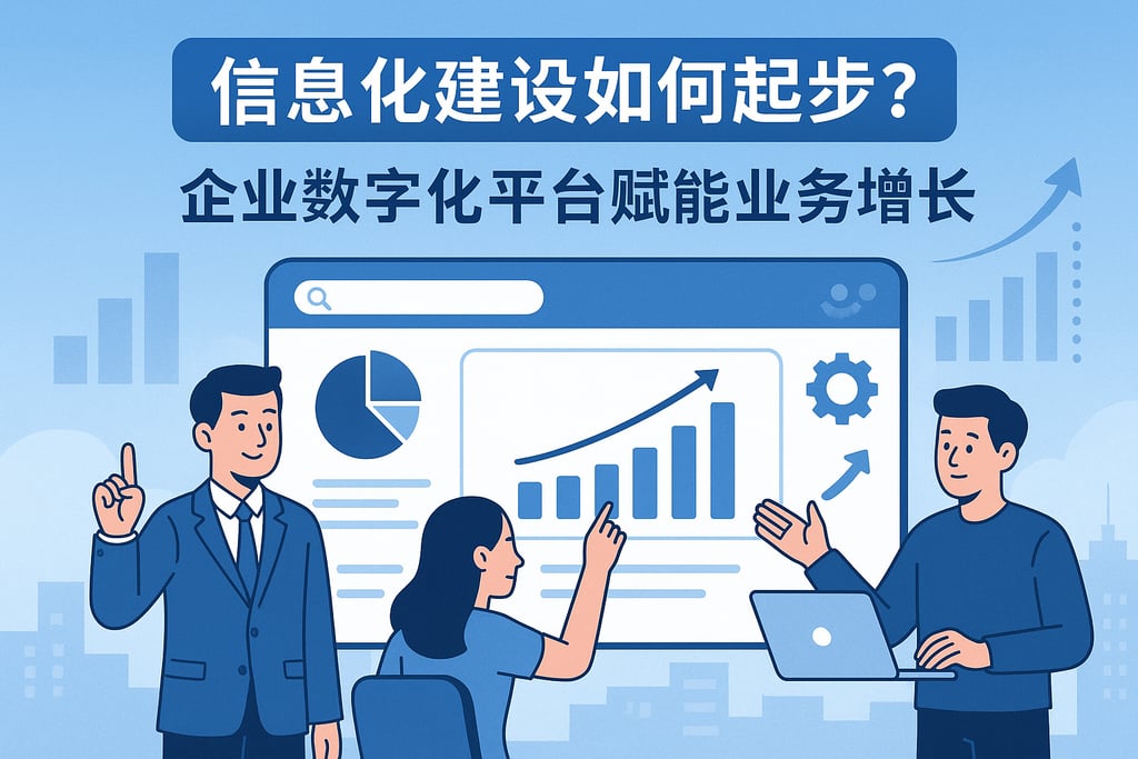 信息化建设如何起步？企业数字化平台赋能业务增长