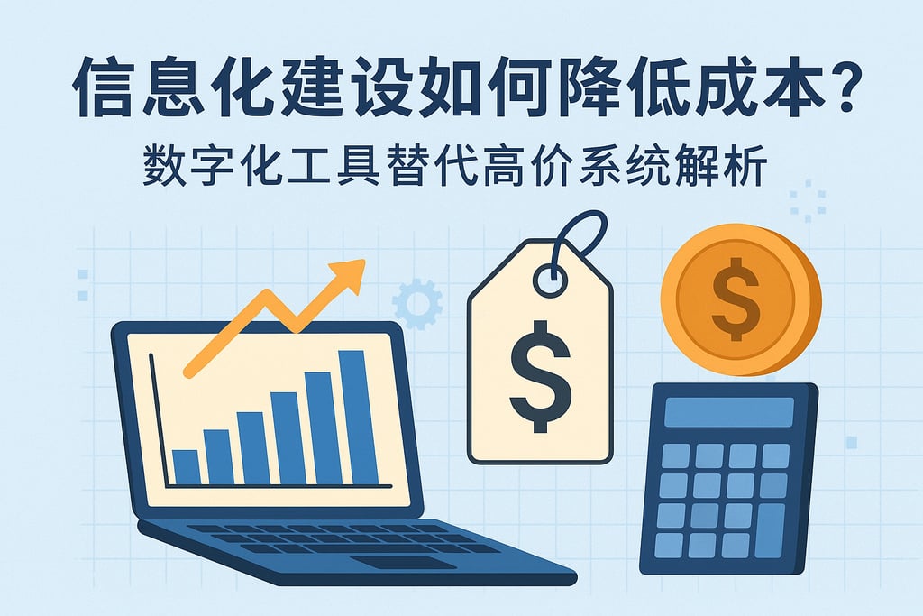 信息化建设如何降低成本？数字化工具替代高价系统解析