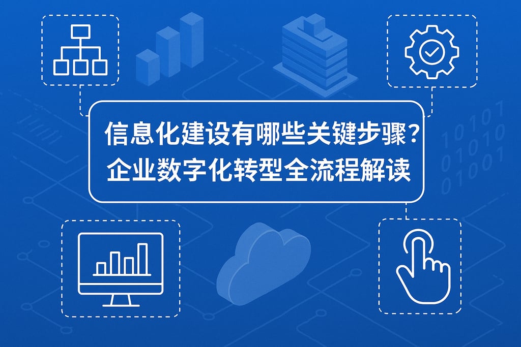 信息化建设有哪些关键步骤？企业数字化转型全流程解读