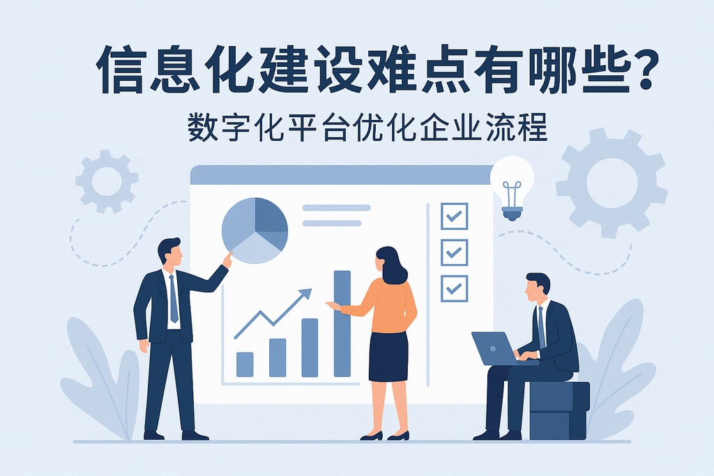 信息化建设难点有哪些？数字化平台优化企业流程
