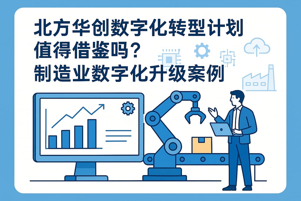 北方华创数字化转型计划值得借鉴吗？制造业数字化升级案例