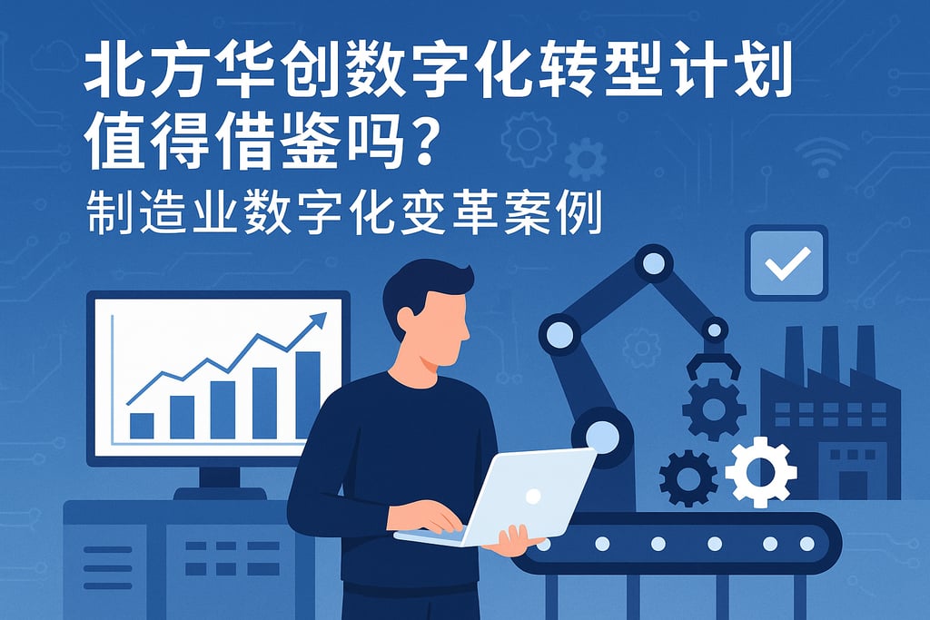 北方华创数字化转型计划值得借鉴吗？制造业数字化变革案例