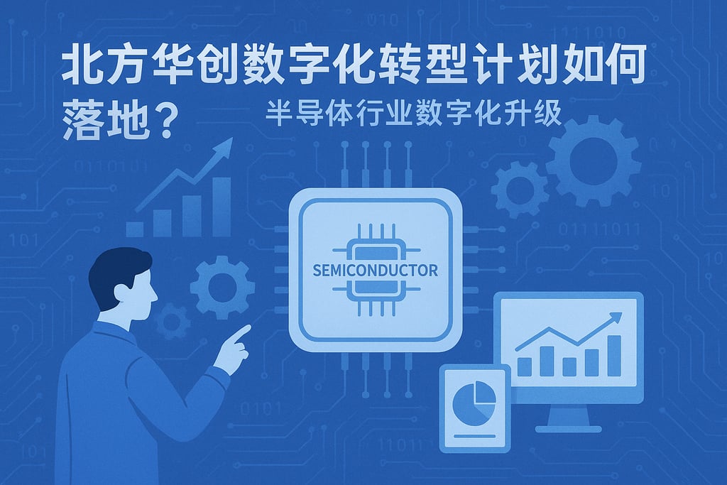 北方华创数字化转型计划如何落地？半导体行业数字化升级