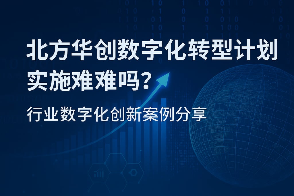 北方华创数字化转型计划实施难吗？行业数字化创新案例分享