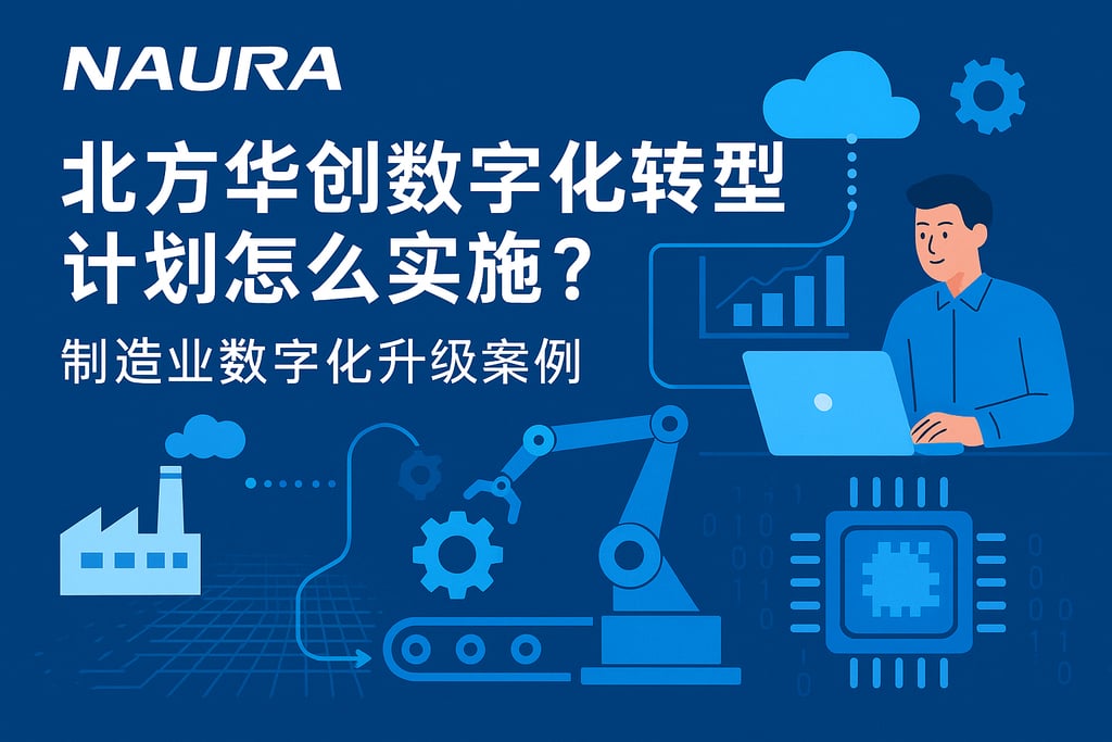 北方华创数字化转型计划怎么实施？制造业数字化升级案例