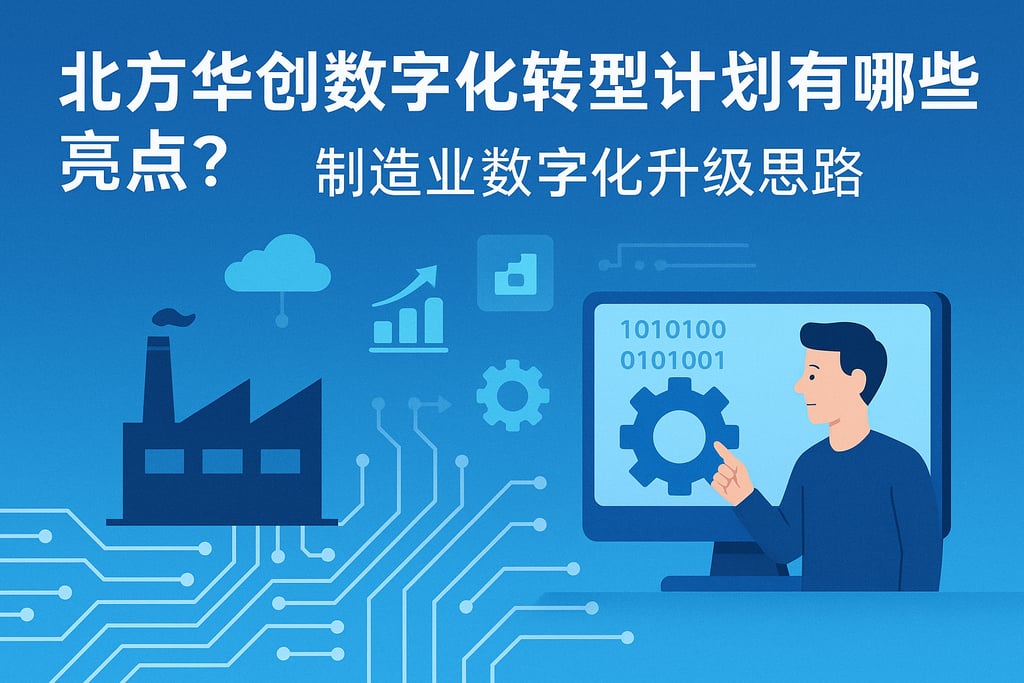 北方华创数字化转型计划有哪些亮点？制造业数字化升级思路