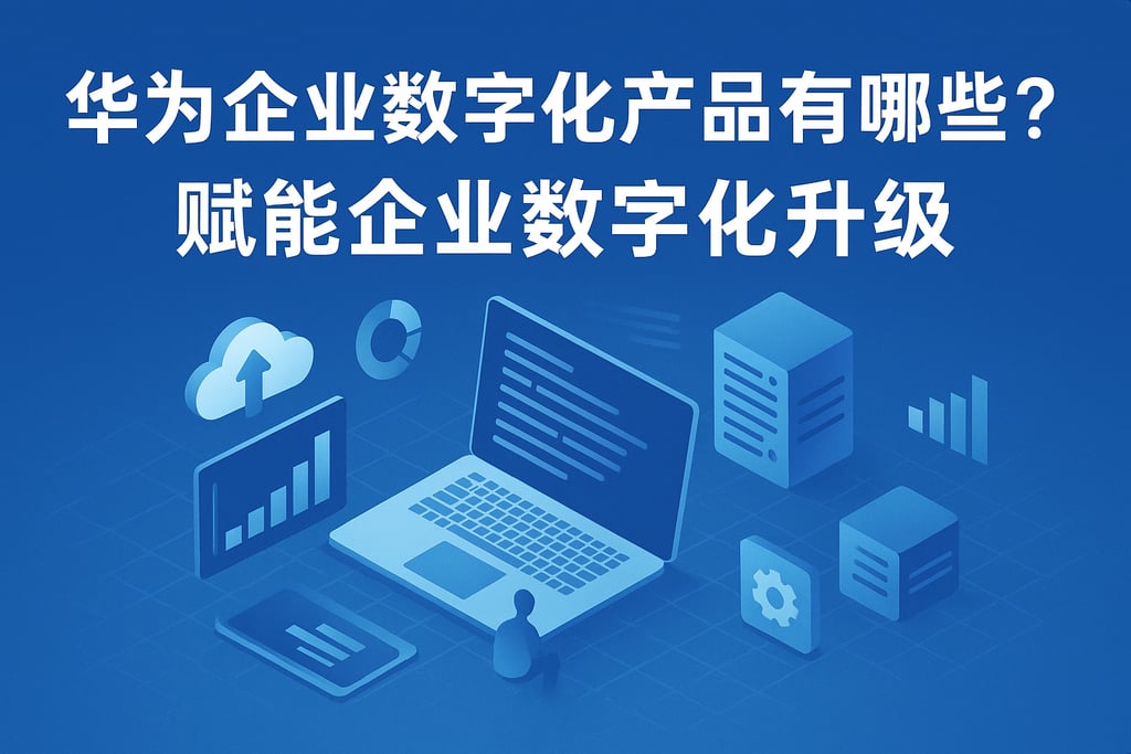 华为企业数字化产品有哪些？赋能企业数字化升级