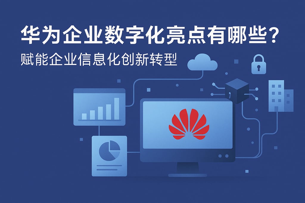 华为企业数字化亮点有哪些？赋能企业信息化创新转型