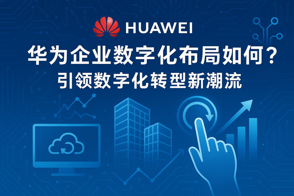 华为企业数字化布局如何？引领数字化转型新潮流