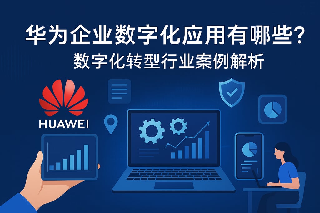 华为企业数字化应用有哪些？数字化转型行业案例解析