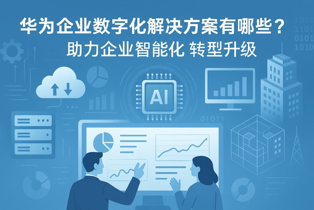 华为企业数字化解决方案有哪些？助力企业智能化转型升级