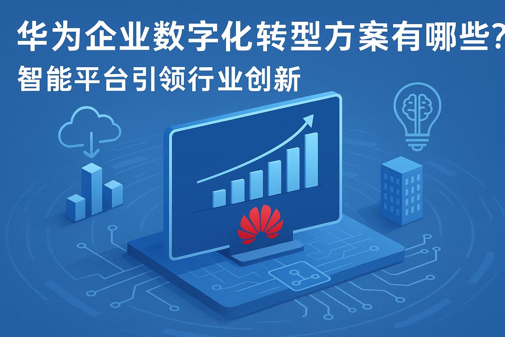 华为企业数字化转型方案有哪些？智能平台引领行业创新