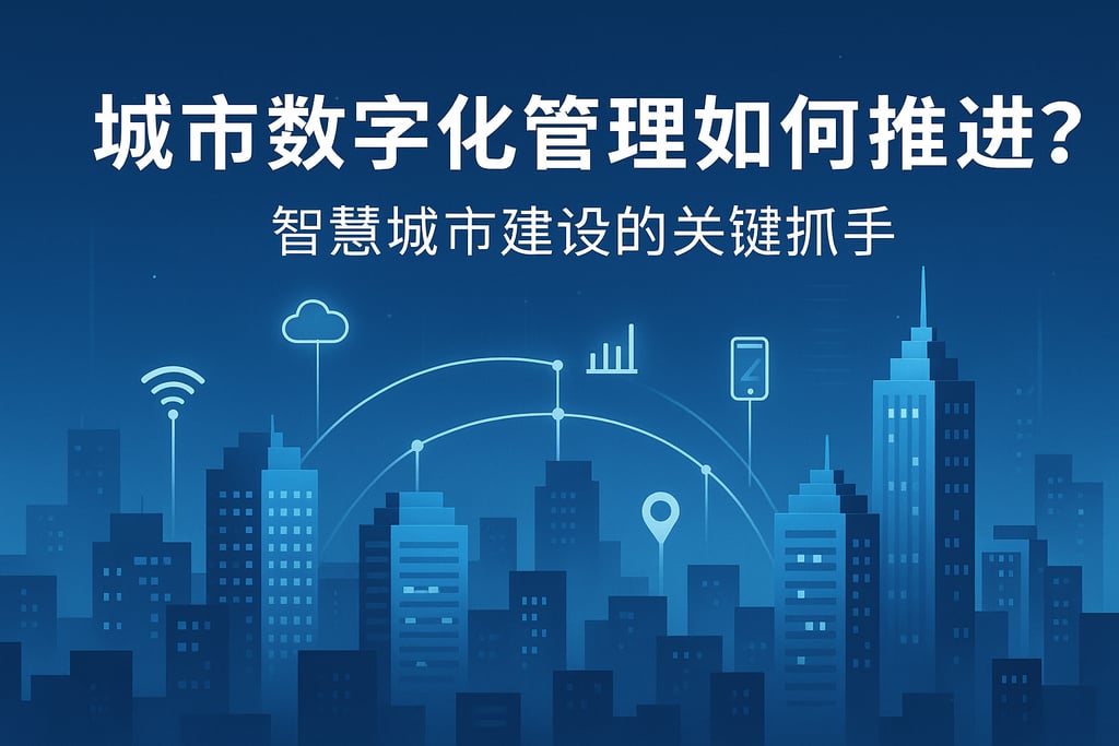 城市数字化管理如何推进？智慧城市建设的关键抓手