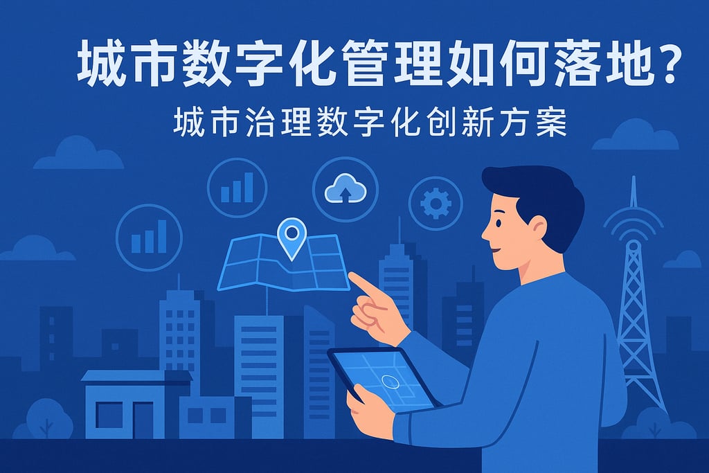 城市数字化管理如何落地？城市治理数字化创新方案