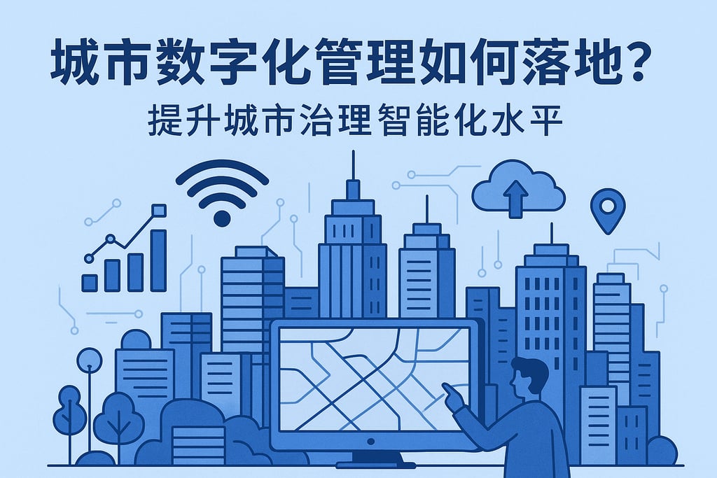 城市数字化管理如何落地？提升城市治理智能化水平