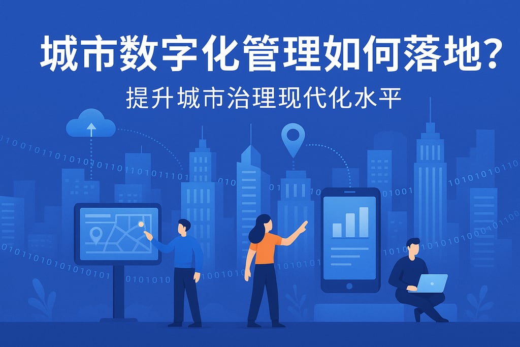 城市数字化管理如何落地？提升城市治理现代化水平