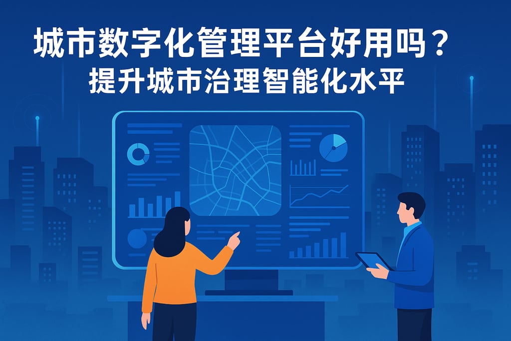 城市数字化管理平台好用吗？提升城市治理智能化水平