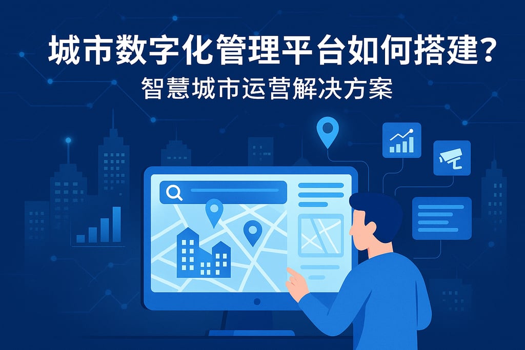 城市数字化管理平台如何搭建？智慧城市运营解决方案