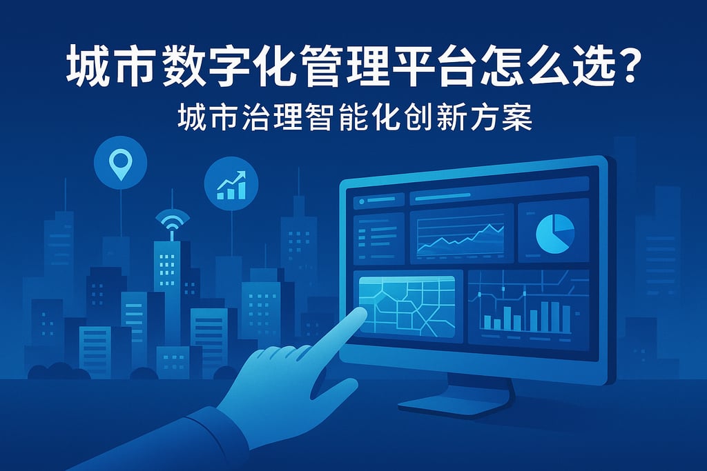 城市数字化管理平台怎么选？城市治理智能化创新方案