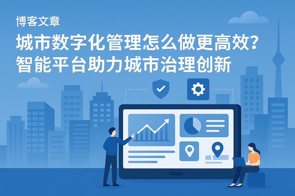 城市数字化管理怎么做更高效？智能平台助力城市治理创新