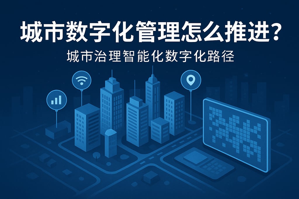 城市数字化管理怎么推进？城市治理智能化数字化路径