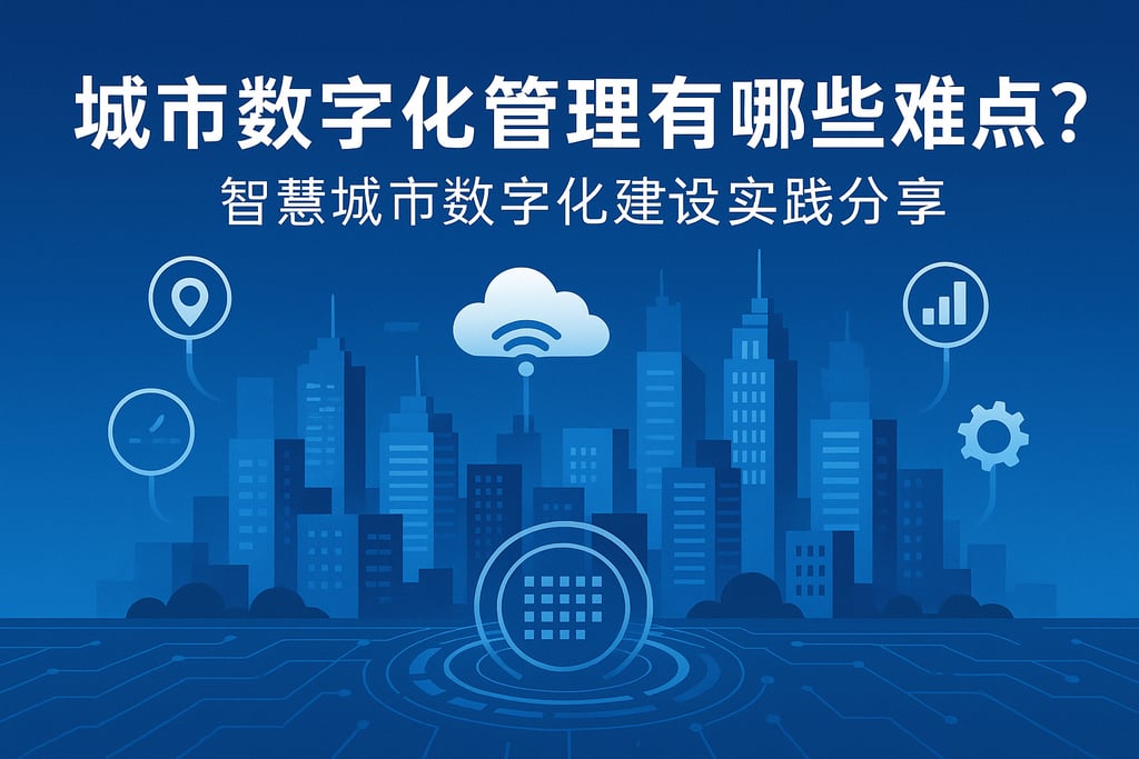 城市数字化管理有哪些难点？智慧城市数字化建设实践分享