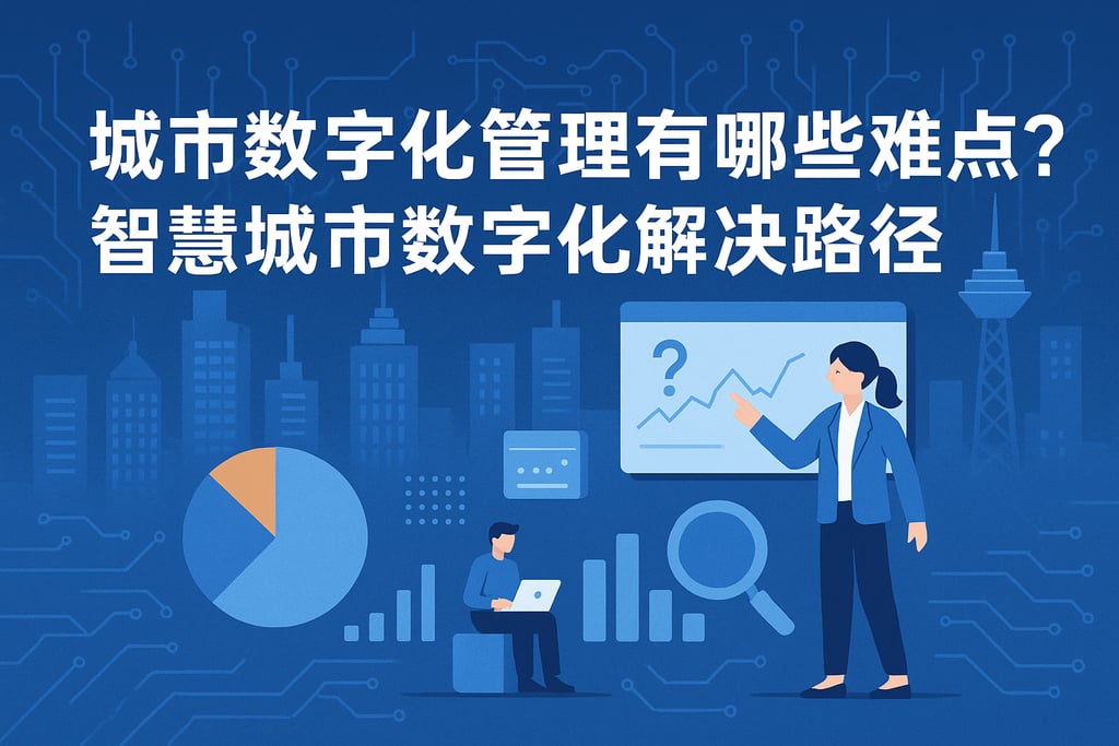 城市数字化管理有哪些难点？智慧城市数字化解决路径