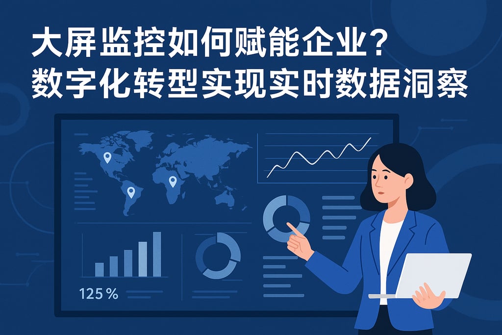 大屏监控如何赋能企业？数字化转型实现实时数据洞察
