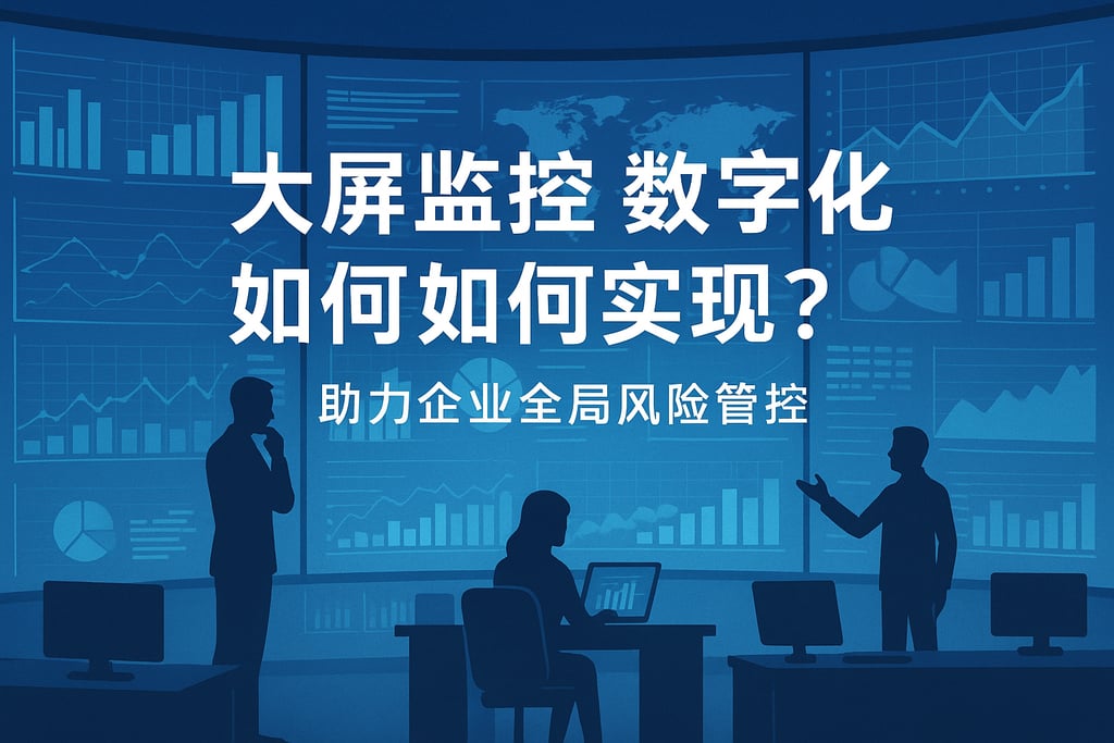 大屏监控数字化转型如何实现？助力企业全局风险管控