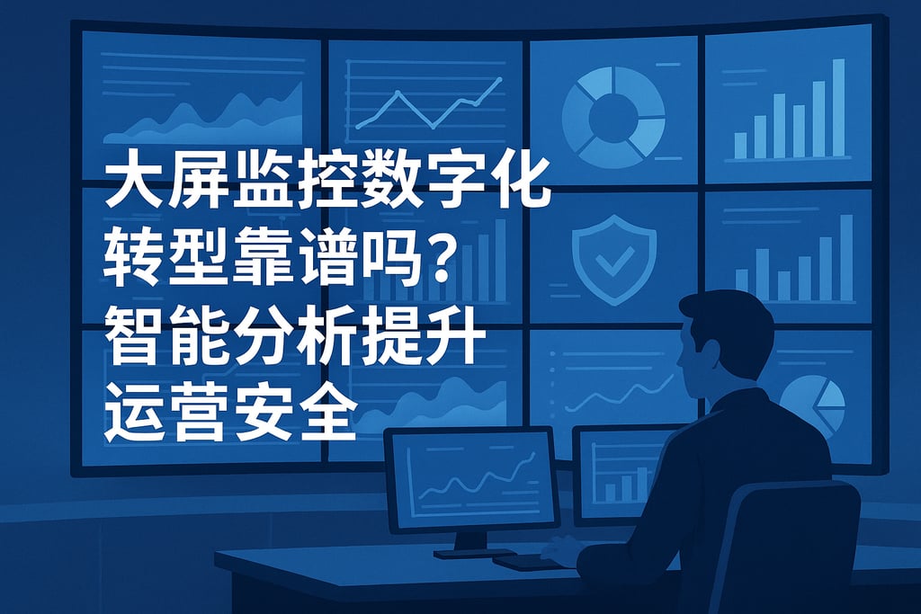 大屏监控数字化转型靠谱吗？智能分析提升运营安全