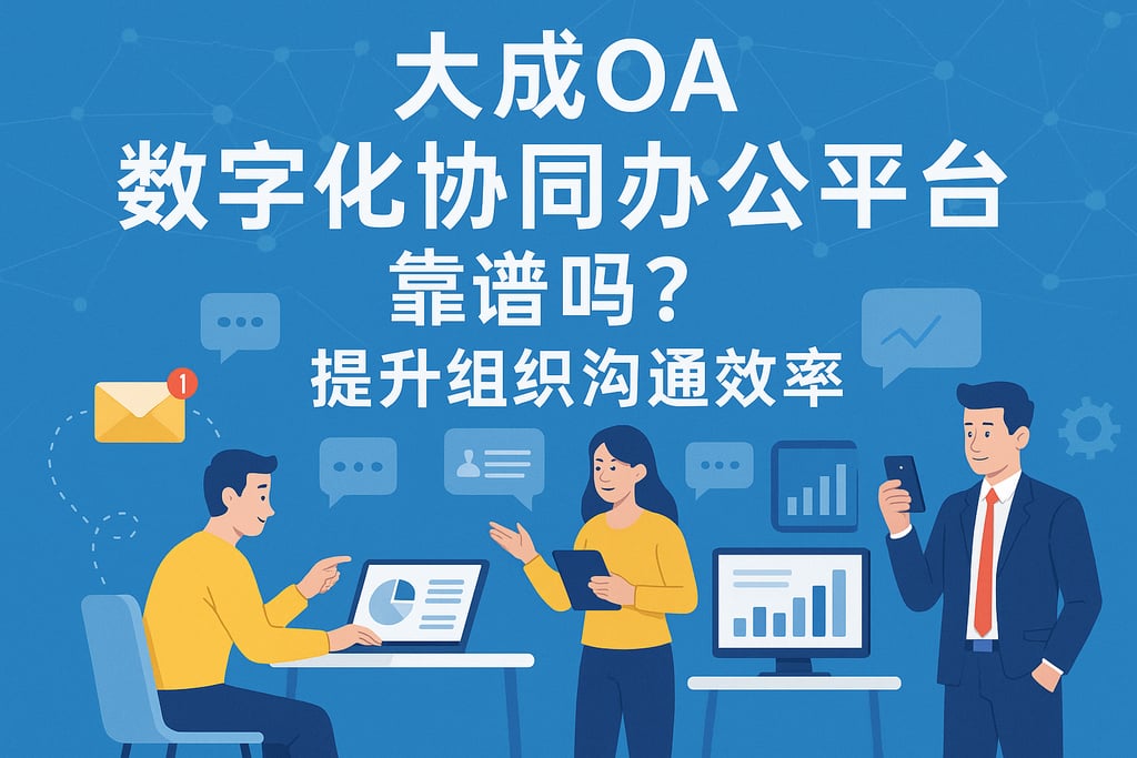 大成OA数字化协同办公平台靠谱吗？提升组织沟通效率